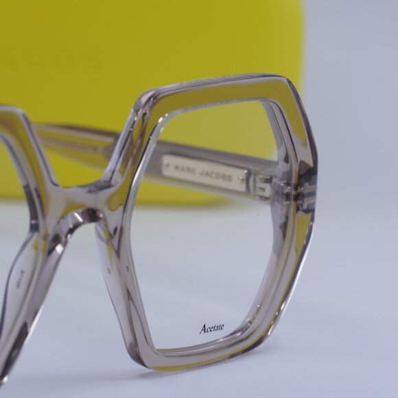 Marc Jacobs MJ 1077 010A 00 Geometric Eyeglasses 51mm – Transparent Beige - Picture 5 of 11